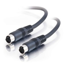 4m 12ft S-Video M-M Cable for TV S-VHS VCR DVD Camcorder Video Card Chrome