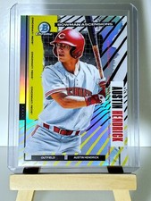 Austin Hendrick 2021 Bowman Chrome Bowman Ascensions SP BA-24 Case Hit! Reds