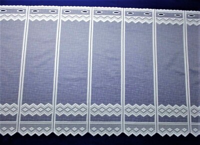Scheibengardine Pauline  180 cm B / 60 cm H   Bistro Kurzstores  Landhausgardine