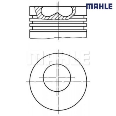 Kolben MAHLE 0150600 für Ford Focus Focus Kasten/Kombi