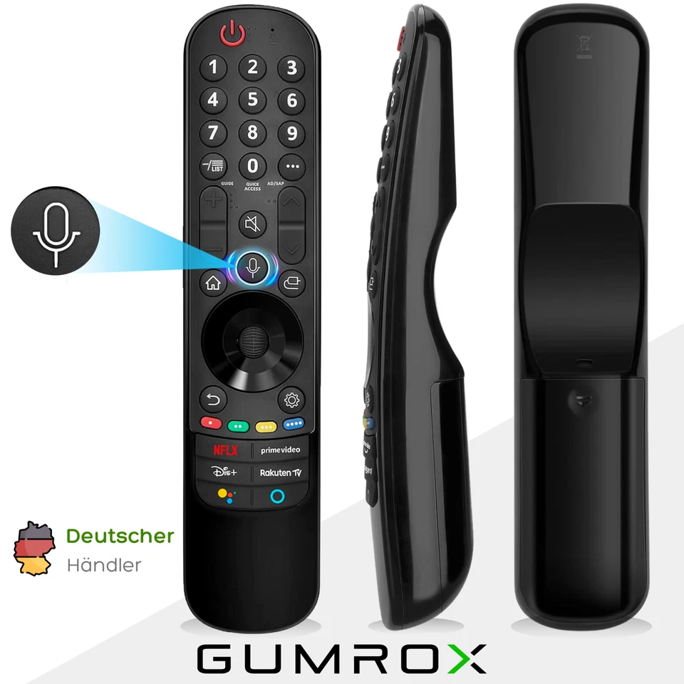 GUMROX Magic Fernbedienung für Original LG Fernseher MR20GA MR21GA MR22GA MR23GA Voice