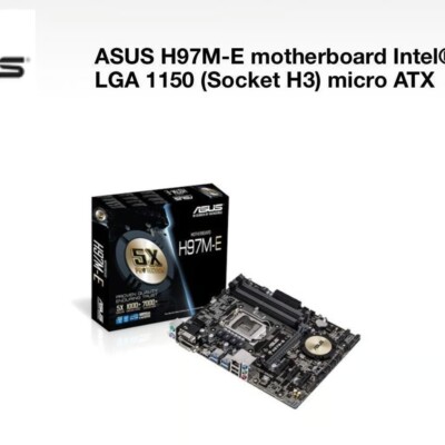 ASUS H97ME LGA 1150, Intel Motherboard