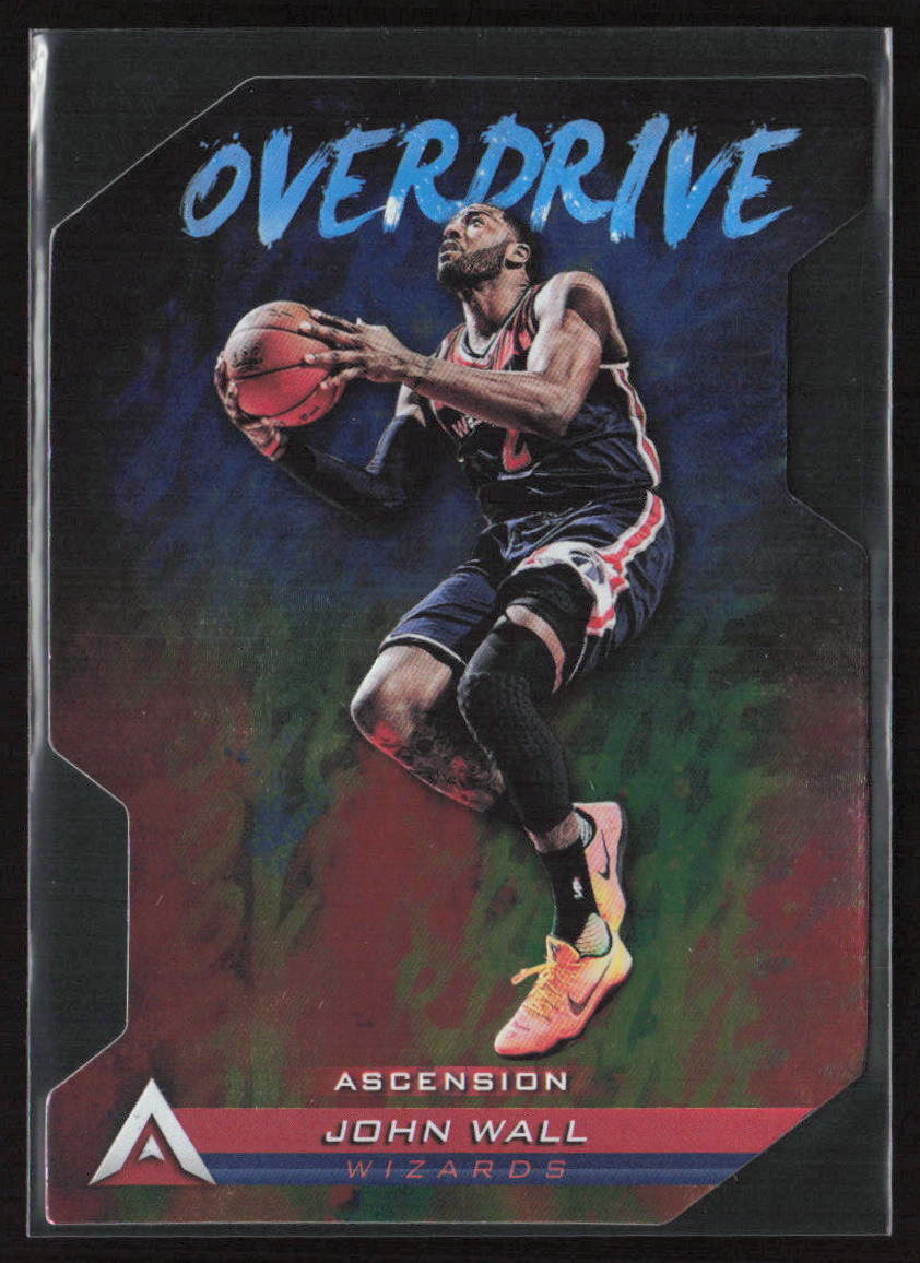 2017-18 Panini Ascension Overdrive Die Cuts John Wall #O-JW Washington Wizards