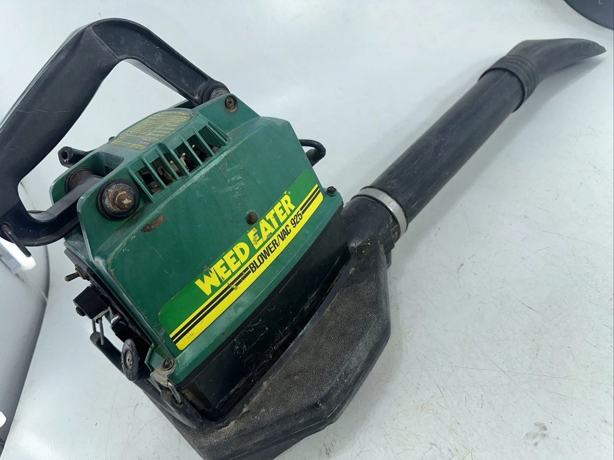 WEED EATER BLOWER VAC 925 Runs On Starting Fluid Needs Carb Work