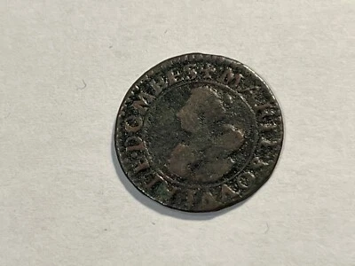 Monnaie France Marie De Montpensier Double Tournois 1621 (108-9/P9/N11) - Photo 1/4