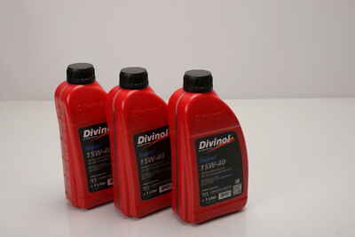 3 x 1 L (10,95  /L) Motorenöl Divinol Super SAE 15W-40 49623 PKW LKW BHKW NKW