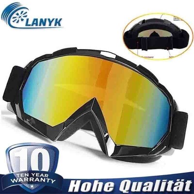 Motorrad Brille Schutz ATV Dirt Bike Off Road Racing UV400 Anti-Scratch outdoor