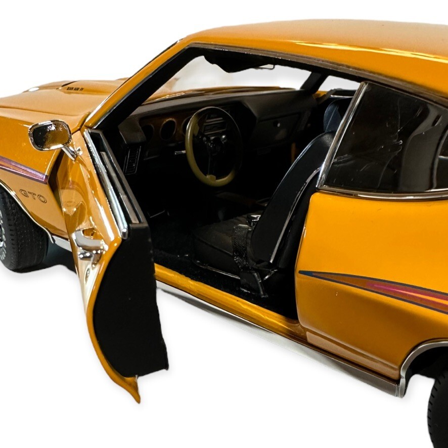 1970 Pontiac GTO Orange GMP Acme Double Lane GTO Two Lane Blacktop