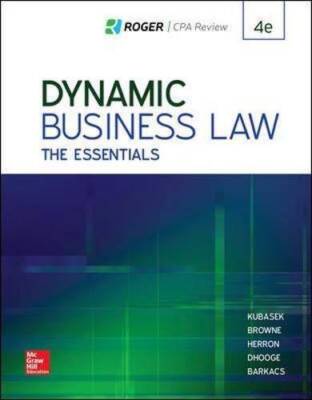 Dynamic Business Law: The Essentials 4th Edition - Paperback - VERY GOOD