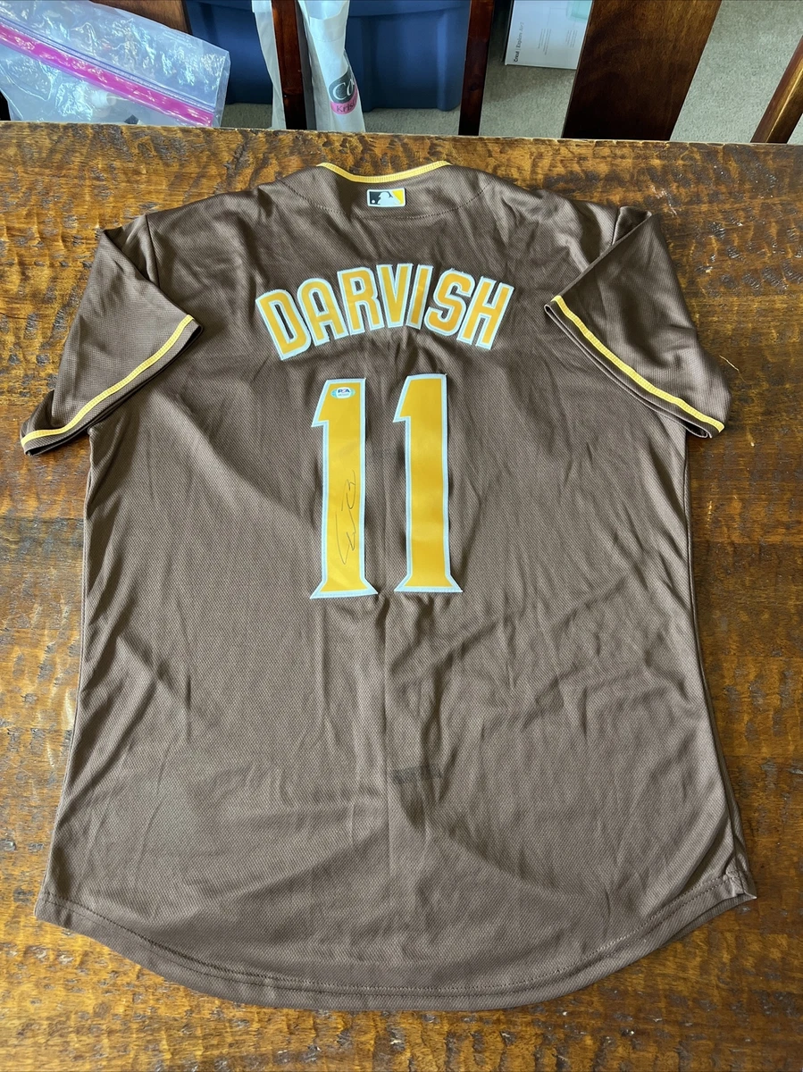 Yu Darvish Signed San Diego Padres Jersey PSA DNA Coa Autographed