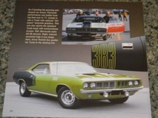 1971 Plymouth Cuda 383 Picture Feature Print 71 Mopar Barracuda 5