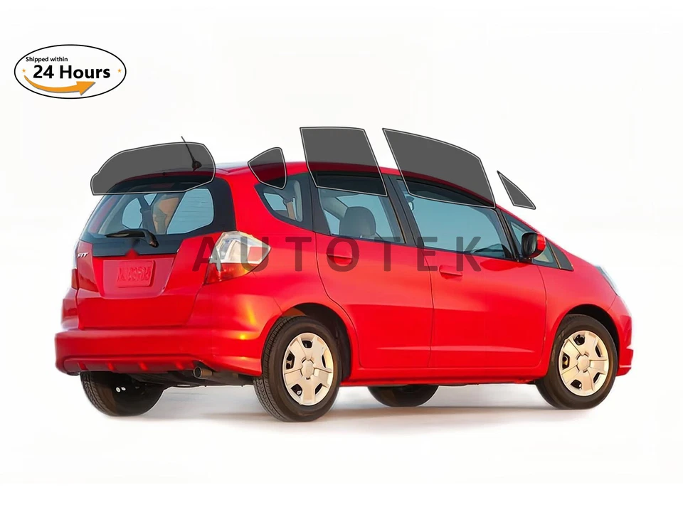 Kit de película de tinte de ventana de 2 capas precortada personalizada computarizada para Honda Fit 2009-2014 Foto 2 de 4