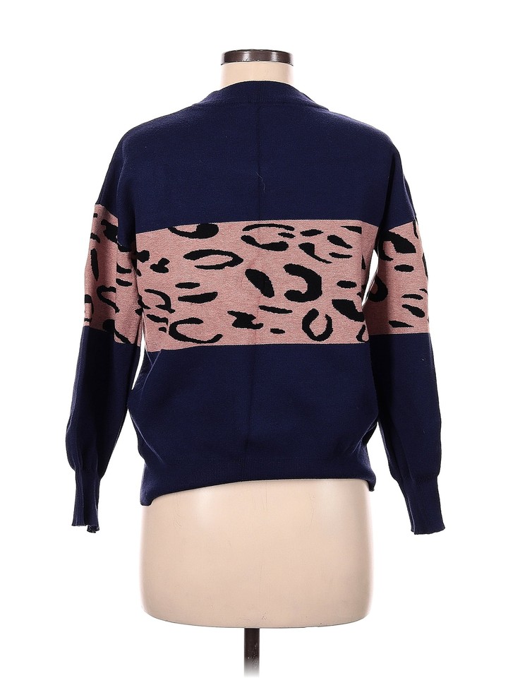 Prettygarden Women Blue Pullover Sweater M eBay