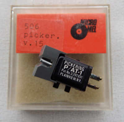 Pickering V15 AT1 & AT2 Type Stylus Replacement – No Brush, Fits KLH, Garrard, Dual Turntables