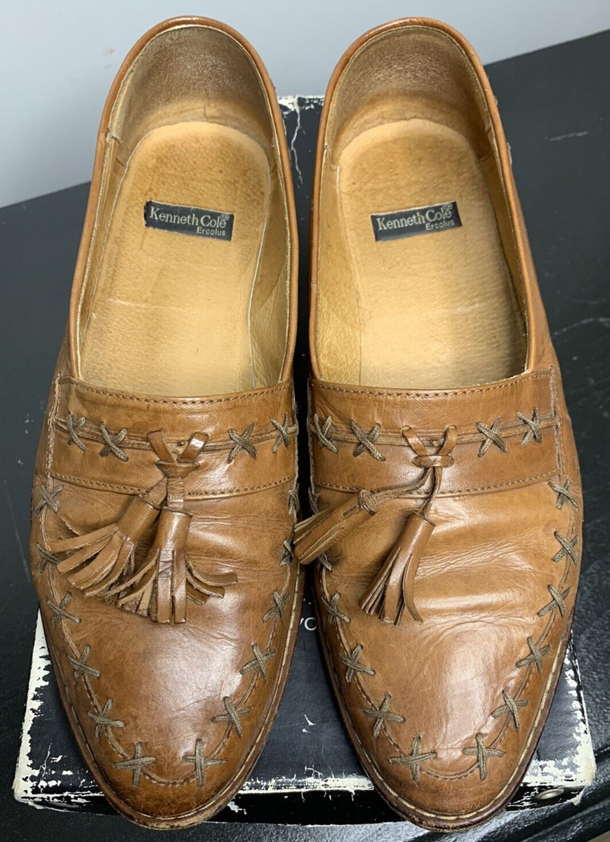 Kenneth Cole Sz 10 Vero CU010 Made In Italy Loafers Kenneth Cole Vero Cuoio Italian Loafers Made Italy Brown  main image 4