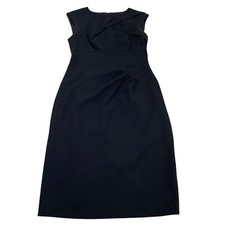 Adrianna Papell Sheath Dress Women’s 6 Black Sleeveless Lined Party Cocktail