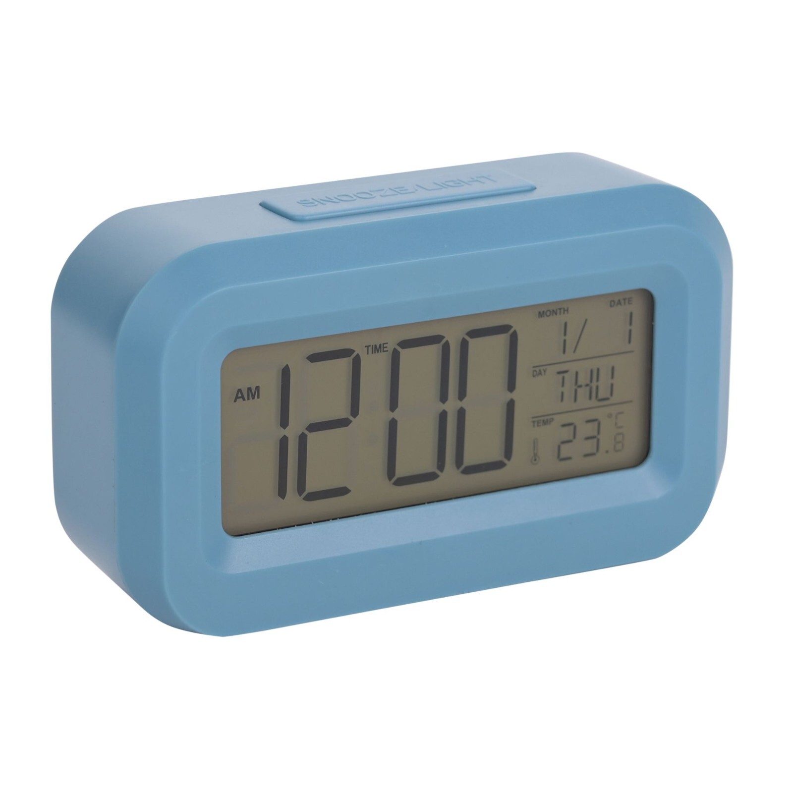 Hometime Compact Travel LED Clock Lightweight, Digital Display, Alarm ...