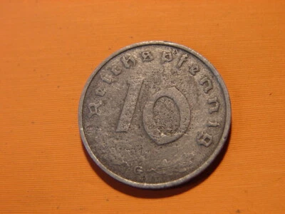 ALLEMAGNE. III EME REICH.10 REICHSPFENNIG 1942.G. - Photo 1/2