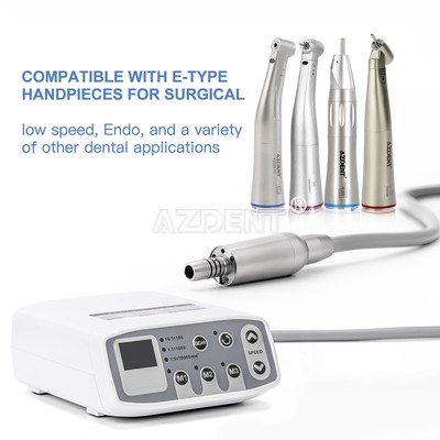 Dental Brushless LED Electric Micro Motor 1:1/1:4.2/1:5 Contra Angle Handpiece