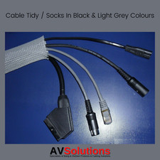 Bang & Olufsen B&O Cable Tidy Sock Black or Light Grey Large SHQ 1 M - NR S5