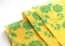 Rose and Leaf Printed Eco Friendly Gift Wrapping Paper