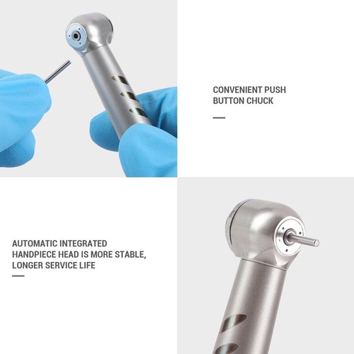 Dental E-Generator LED High Speed Keramik Drehmoment Kopf Handstück Druckknopf 4/2H - Bild 12 von 20