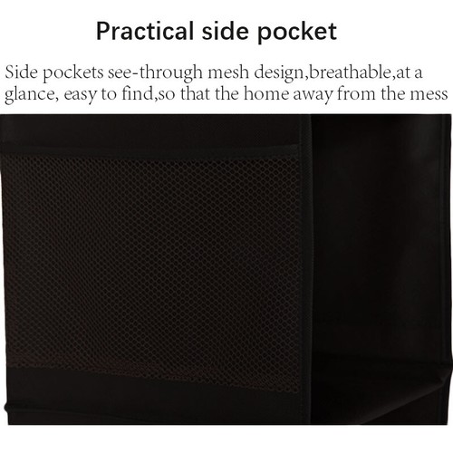 5 Section Hanging Closet Organizer for Clothes Durable Shelves Home Storage - Picture 10 of 19