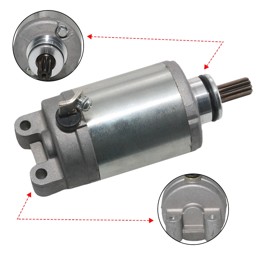 Starter motor For Kawasaki ZX636 Ninja ZX-6R ABS 2013-25/ZX600 Ninja ZX-6R 07-12 - Imagem 2 de 4