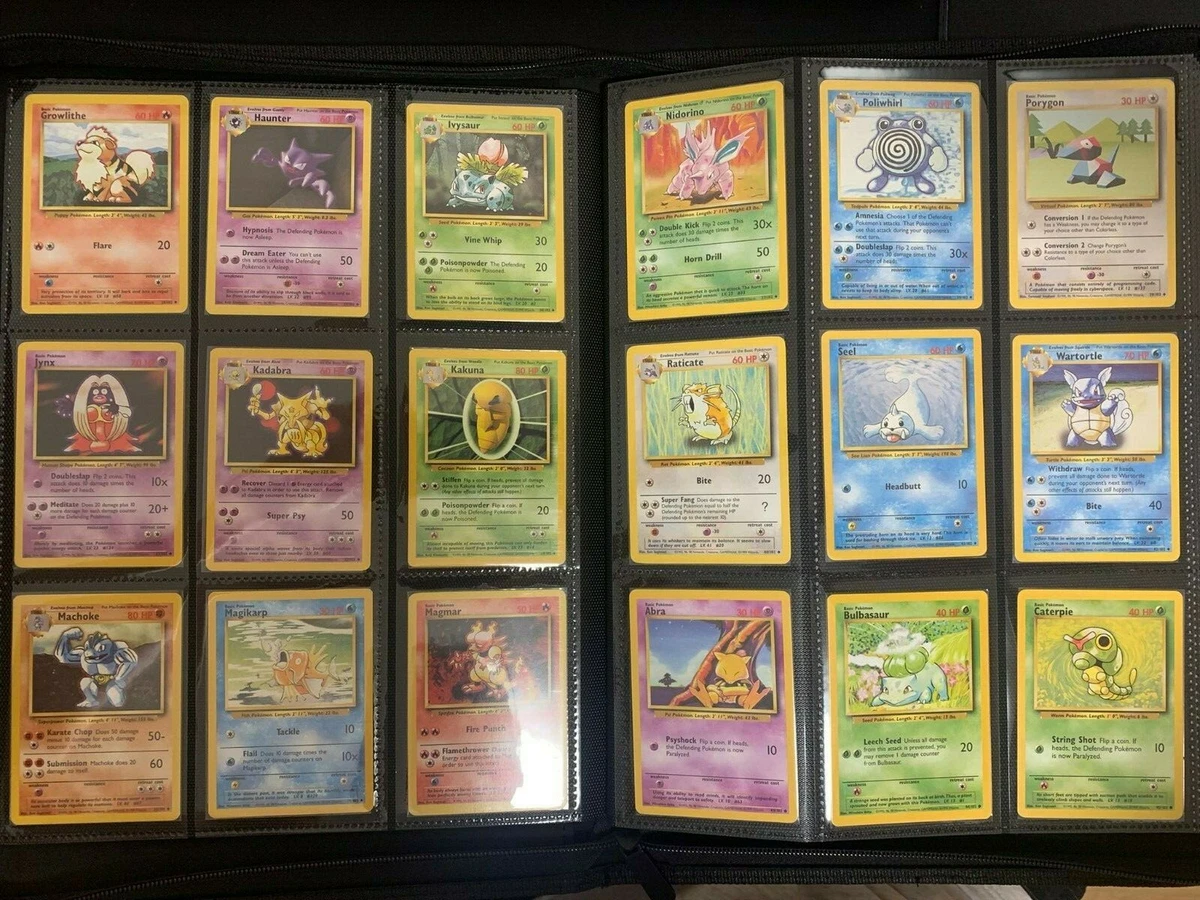 Pokemon WOTC Base Set Holo/Rare/Common/Uncommon Pick from List 1-102