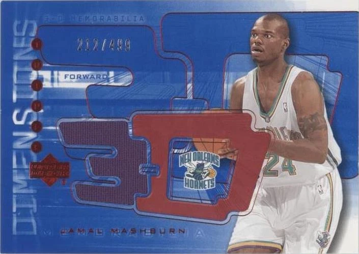 2003-04 Upper Deck Triple Dimensions - Jamal Mashburn #3DS30