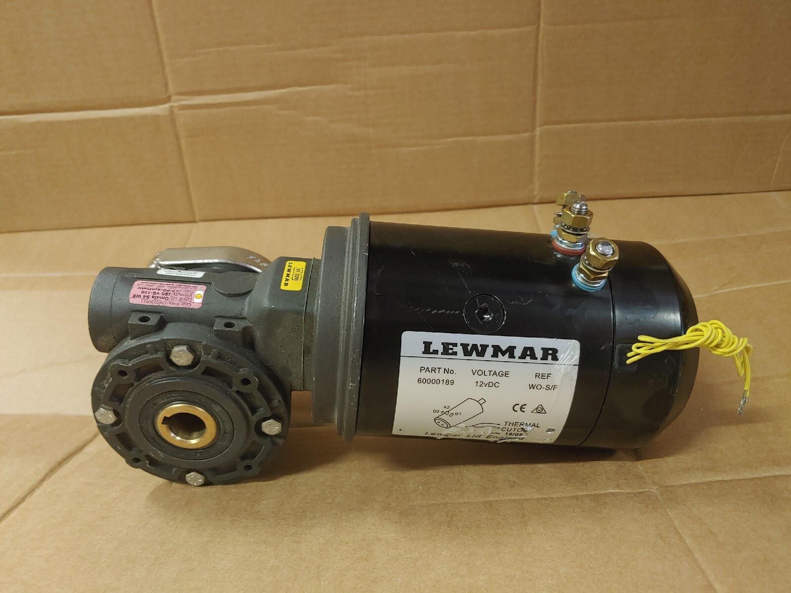 LEWMAR *OEM* V1 WINDLASS MOTOR GEARBOX ASSEMBLY FAST FIT 12V 60000189