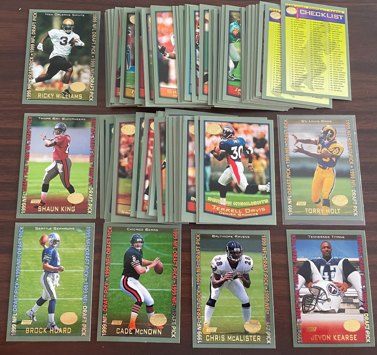 1999 Topps Collection Football Cards # 251 - 357 - You Pick