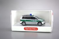Wiking H0 1:87 Automodell Vw Touran Polizei Weiß 104 35 33 Neu Ovp Nos