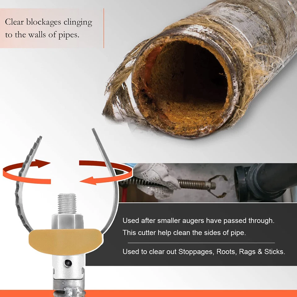 52812 T-230 2" Heavy Duty C-Cutter for Ridgid Sink Sectional Cables K-3800 Drum - Image 3 of 4