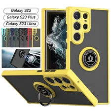 Shockproof Ring Stand Case For Samsung Galaxy S24 S23 Ultra Plus S22 S21+ Note20