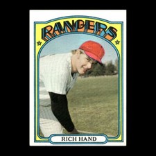 Rich Hand 1972 Topps Texas Rangers #317 Nice Vintage!