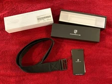 PORSCHE DRIVER'S SELECTION SELECT MAGAZINE URBAN COLLECTION BLK. BELT 80CM/32"