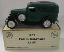 ERTL Diecast 1932 Panel Delivery Bank - Wireless - Item No. 9821
