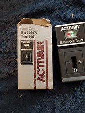 Vintage ACTIVAIR Button Cell Battery Tester with Original Packaging