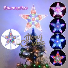 Weihnachtsbaumspitze LED STERN Baumspitze Christbaumspitze Weihnachtsbaum Deko