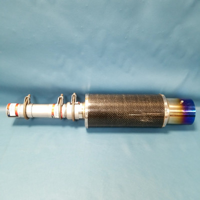 NICKSON INC Exhaust Muffler with 18'' Tailpipe Extension Connector 2 ID Unused 