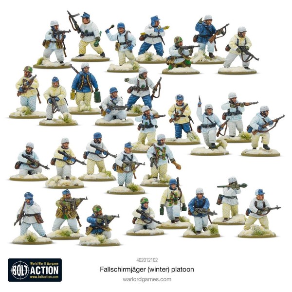 FallschirmjäGer Winter Platoon - Warlord Games 28Mm-image