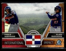 2024 Bowman Chrome #II-2 Vladi / Pablo Guerrero International Impact card