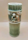 Antique 1920's Roseville Donatello Art Deco Pottery Ceramic Vase Cottagecore