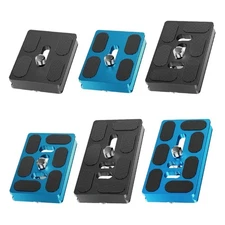 Aluminum Quick Release QR Plate Multiple Size Camera Support QR Plate Simple Use