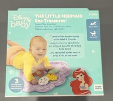 Disney Baby Little Mermaid Shell Tummy Time Water Mat 0-36M Purple