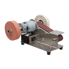 Electric Belt Sander Small Belt Sander 7-Stage Adjustable Polisher 150W