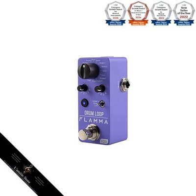 FLAMMA FC01 Mini Guitar Pedal Drum Machine and Phrase Loop Pedal Effects Pedal