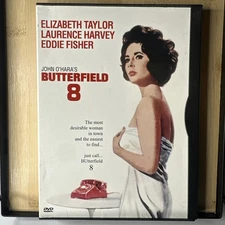 BUTTERFIELD 8 (DVD, 1960) Elizabeth Taylor, Laurence Harvey, LIKE NEW  Snap Case