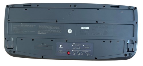 Logitech EX 110 Cordless Desktop Wireless Keyboard Mouse CD Rom Box Parts - Photo 3/6